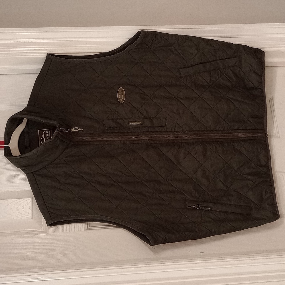 DRAKE Men's Delta Quilted Fleece-Lined Vest
